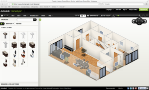 The first step in Autodesk´s Homestyler.com